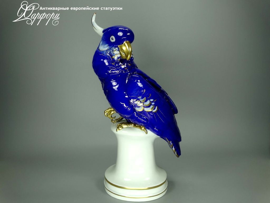 Купить фарфоровую статуэтку KARL ENS Большой синий какаду